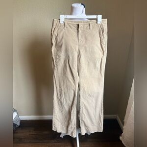 BANANA REPUBLIC 2005 Y2K tan corduroy bootleg pants | 4
